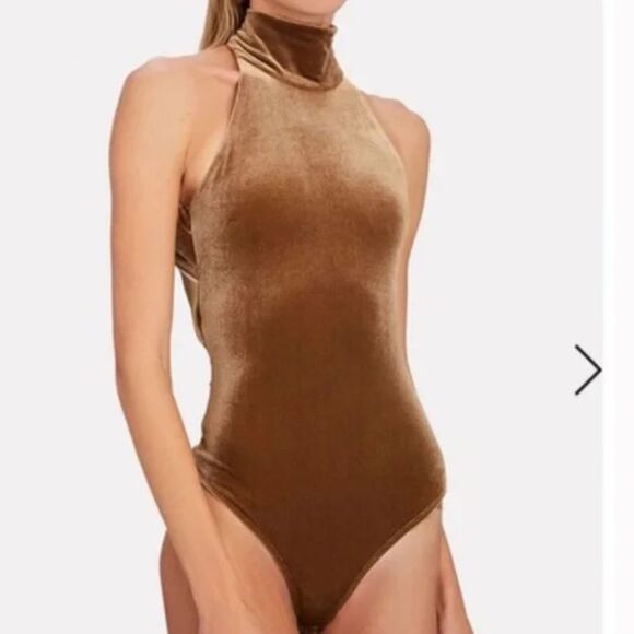 Alix NYC Bentley Velvet Bodysuit Size S NWT Retail 225.00 - Picture 1 of 6